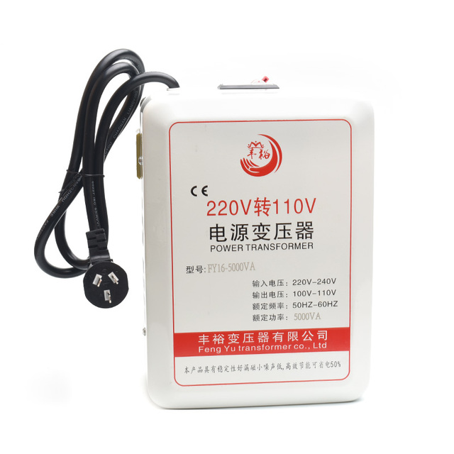 5000w 220v to 110v Professional Single Phase Voltage Convertor Converter Output AC100V-110V Toroidal Step Down Transformer