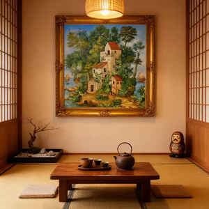 Decoración <span class=keywords><strong>de</strong></span> Pared <span class=keywords><strong>de</strong></span> Lujo para el Hogar, Arte Moderno, Coloridas Pinturas <span class=keywords><strong>al</strong></span> Óleo <span class=keywords><strong>de</strong></span> <span class=keywords><strong>Paisajes</strong></span> Marinos <span class=keywords><strong>de</strong></span> <span class=keywords><strong>Primavera</strong></span> - Product Image 6