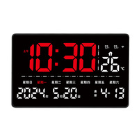 Grand écran LED horloge de bureau numérique affichage température semaine calendrier horloge murale Reloj De Pared réveil de table numérique