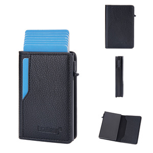 ¡Novedad de <span class=keywords><strong>2023</strong></span>! Tarjetero RFID emergente automático de empuje lateral para hombre, carteras antimagnéticas de <span class=keywords><strong>negocios</strong></span> - Product Image 1