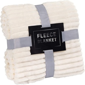 OEM ODM-<span class=keywords><strong>Manta</strong></span> de franela de poliéster 100%, a rayas, Jacquard, Sherpa, venta al por mayor - Product Image 5