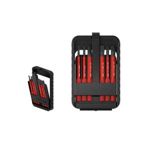 WIHA - 43157 slimBit électrique 1000V jeu d'embouts à fente et Pozidriv inclus SlimBit box (7 pcs.) INSERTS ISOLÉS - Product Image 1