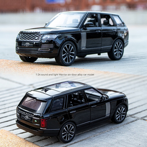Modellino <span class=keywords><strong>Auto</strong></span> in Metallo 1:24 Range <span class=keywords><strong>Rover</strong></span> con Suoni e Luci, Giocattolo da Collezione con Funzione Pullback - Product Image 5