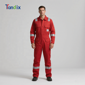 Overol de Alta Visibilidad Resistente al Fuego, Uniforme Ignífugo para Minería, Petróleo, Gas, Ropa de Trabajo de Seguridad Reflectante, Overol de Trabajo FR - Product Image 3