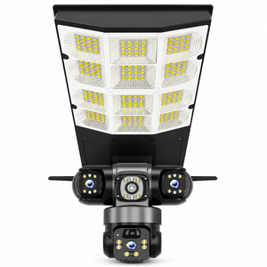 Caméra de surveillance panoramique sans fil 4G LTE QS03 à triple objectif pour éclairage public, faible MOQ - Product Image 1