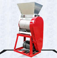 Machine à éplucher les grains de café en acier inoxydable Wintop, machine à pulper le café cerise avec composants de base à roulements, 1100W 220V, garantie 1 an