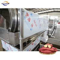 Nouvelle Machine Automatique de Fabrication de Légumes et Fruits Séchés (Manioc, Patate Douce) avec Contrôle PLC, Pompe à Engrenages, Lavage, Tranchage et Séchage