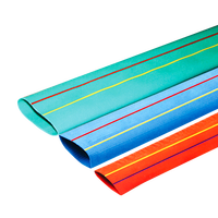 Tuyau d'irrigation agricole en PVC plat haute pression 2 3 4 5 6 8 10 12 pouces, tuyau d'évacuation d'eau en PVC
