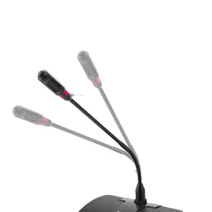 UHF Desktop Microphone 8pcs Kit Wireless Conference System Set