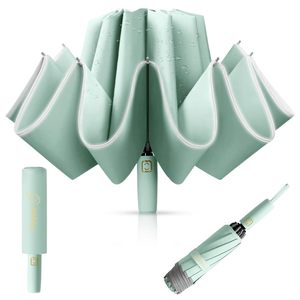 Fully Automatic Customization logo <b>Umbrella</b> Advertising Reverse Reflective Strip Folding Men's and Women's Business <b>Umbrella</b> - Product Image 6
