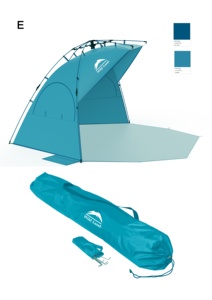 Terre sauvage Extérieur résistant aux UV <span class=keywords><strong>2</strong></span> personnes tente de plage à pas rapide tente de camping - Product Image 6