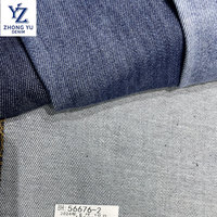 Tissu Sergé Léger de Haute Qualité Teint en Fil Coton Polyester Lyocell Acétate Extensible Denim Respirant Garçons Filles Hommes