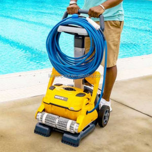 <span class=keywords><strong>Dolphin</strong></span> <span class=keywords><strong>Wave</strong></span> <span class=keywords><strong>100</strong></span> Nettoyeur de piscine robotisé automatique de qualité supérieure pour les grandes piscines - Product Image 1