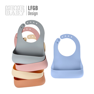 Babero de Silicona Impermeable Libre de BPA, Baberos de Silicona de Grado Alimenticio para Niños y Niñas, para Bebés y Niños Pequeños de 6 Meses en Adelante - Product Image 4
