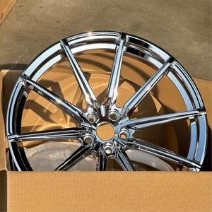 Jantes forgées concaves chromées argentées CF3 personnalisées 5x120 5x112 pour BMW E46 E92 M3 F80 F82 M4 <span class=keywords><strong>Porsche</strong></span> <span class=keywords><strong>964</strong></span> 991 993 996, jantes de voiture de course - Product Image 2