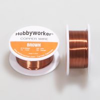 Hobbyworeker Offre Spéciale 24 coloré 22 jauge 0.6mm Non-effacement Flexible Fil De Cuivre Pour Le bricolage Fabrication de BIJOUX Pour femmes Et fille
