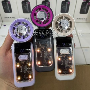 Handheld Cooling Fan F388 Brushless Motor Digital Display <b>Neck</b> Wearable Portable Fan 3-6H Battery Life USB Power - Product Image 3