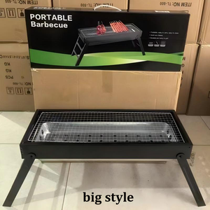 <span class=keywords><strong>Griglia</strong></span> <span class=keywords><strong>per</strong></span> <span class=keywords><strong>Barbecue</strong></span> Rimovibile all'Ingrosso, Grande Forno a Carbone in Filo <span class=keywords><strong>di</strong></span> <span class=keywords><strong>Ferro</strong></span> Nero Elettroplaccato, <span class=keywords><strong>Griglia</strong></span> Portatile Pieghevole <span class=keywords><strong>per</strong></span> Esterni - Product Image 3