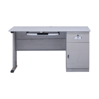 Table de bureau en métal blanc, vente promotionnelle, meuble d'ordinateur