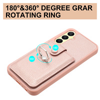 Étui Portefeuille Rabattable en Cuir PU pour Samsung A56 A16 S25 FE S24 Ultra Fundas A35 A57 Honor 400 V60 Lite 5G X9D, avec Porte-Cartes