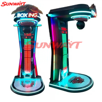 Machine de boxe d'arcade SUNWAYT SW-WG4 à monnayeur, construction métallique, interface anglaise, alimentation 110/220V – Meilleures ventes