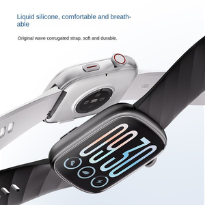 Square Silicone Smart Watch Touch Screen Sleep Monitoring Answer Call Mens Watch Smart Ht42 Smart Watch - Product Image 6