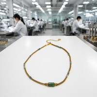 Оптовая продажа: Новое поступление! Ожерелье-чокер из нержавеющей стали с позолотой 18 карат и разноцветными подвесками. Летние украшения оптом, не тускнеют.