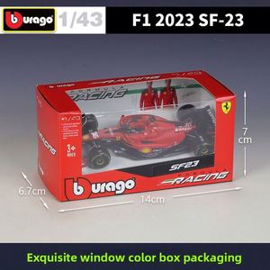 Modèle de voiture de course de Formule 1 rouge à l'échelle 1:43 en alliage métallique moulé sous pression, style F1, pour collectionneurs, jouet de présentation - Product Image 4