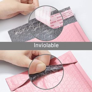 Bolsas de Correo de Burbujas de Polietileno Coloridas, Reciclables y Ecológicas, Personalizadas, Resistentes al Agua, Duraderas, Color Rosa, para Envío - Product Image 4