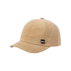 Wholesale fashion Custom Women Men Sunshade New Hat Breathable Sunscreen Sun Hat Simple Short Brim Peaked Cap Baseball Cap