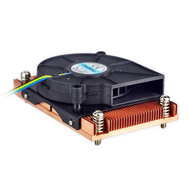 2011 Rectangular Fan 1u Server and up Industrial Control Board Chip Cpu Heat Sink