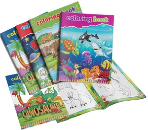 Großhandel benutzer definierte A4 Bildung Kinder Färbung Zeichen bücher Druck für Kinder