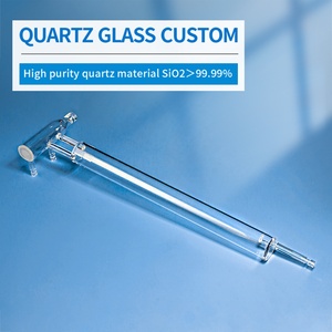 Tùy chỉnh nhiệt độ cao trong suốt chất lượng cao thạch anh thí nghiệm thiết bị thạch anh lò phản ứng Ống - Product Image 2