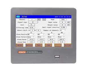 2022 Neuer hochpräziser JK700-4-Mehrkanal-Temperatur rekorder Industrieller papier loser Rekorder Mehrkanal-Datenlogger - Product Image 3