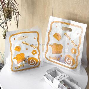 Sac en plastique PE épais jetable Transparent pour la pâtisserie, les collations, l'emballage, sachet debout - Product Image 4