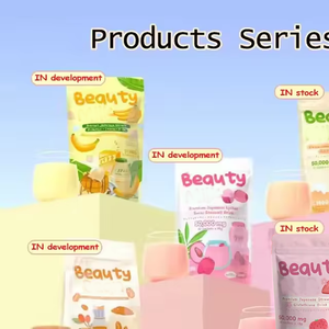 OEM Beauty Strawberry Stock susu Premium wajah <span class=keywords><strong>Melon</strong></span> susu kolagen bubuk minuman suplemen untuk dewasa kulit - Product Image 3