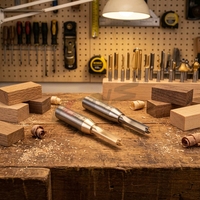 Fraiseuses CNC de haute précision en carbure TCT à 3 cannelures et angle de hélice de 15°, support ODM/OEM pour le bois