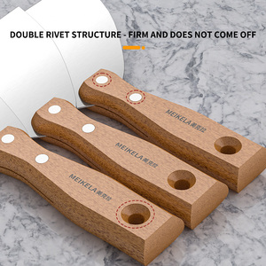 Couteau à enduit en acier au carbone à poignée souple, neuf d'usine, pour usage industriel et bricolage, en acier inoxydable, pour le nettoyage des sols en plastique et la construction - Product Image 6
