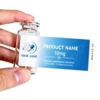 Etiquetas para Cajas de Empaque de Péptidos y Botellas de Vidrio de Laboratorio de 3ml y 10ml