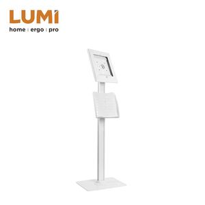 <span class=keywords><strong>Support</strong></span> de sol en acier pour kiosque à tablette antivol avec <span class=keywords><strong>support</strong></span> de catalogue pour écran 9.7" - Product Image 3