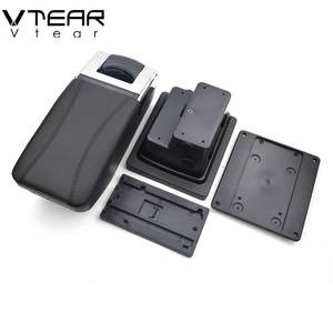 Vtear Volkswagen <span class=keywords><strong>Tiguan</strong></span> Car-Styling Intérieur ABS Accoudoir Boîte en cuir Rangement central avec fil rouge Accessoires <span class=keywords><strong>de</strong></span> <span class=keywords><strong>voiture</strong></span> élégants - Product Image 6