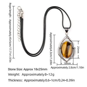 Collana speciale con ciondolo in pietra preziosa delicata in metallo placcato oro ciondoli di cristallo moda gioielli da donna regalo personalizzato per le vacanze - Product Image 2