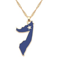 Collier de drapeau souvenir Érythrée Afghanistan Haïtien Israël design personnalisé en gros