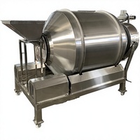 Mélangeur à tambour en acier inoxydable de haute qualité, machine industrielle pour poudres sèches, mélangeur chimique automatique avec pompe mobile et moteur