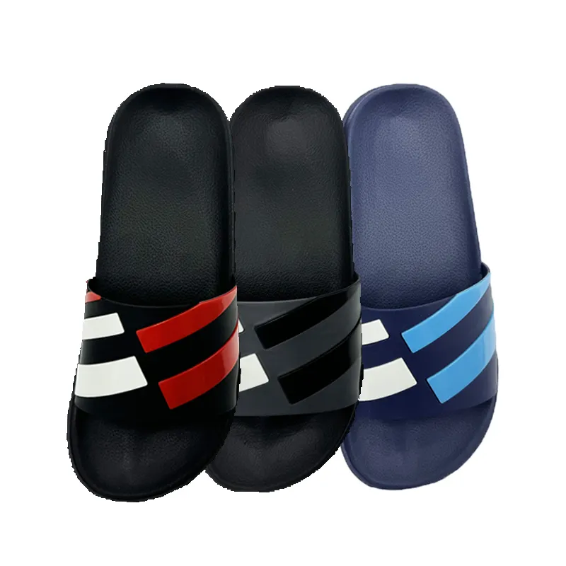 Design Streak Outdoor Custom 3D Printing Logo Slides Sports Flip Flops Men Slippers Sandals