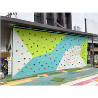 Panneaux de mur d'escalade intérieur/extérieur commerciaux, mur d'escalade artificiel, mur d'escalade rocheux, jeux pour enfants