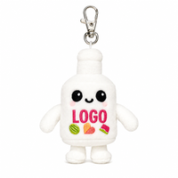 Peluche Mascotte Personnalisée en Forme de Bouteille de Vin ou de Bière avec Logo et Couleurs, Jouet Cadeau de Marque
