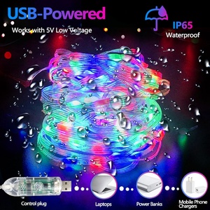 IP65 ABS RGB Smart Decoration LED <b>String</b> <b>Light</b> Outdoor with Remote/APP Control for Christmas - Product Image 4