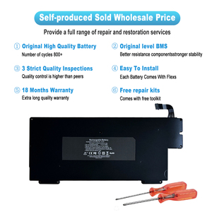 Batterie d'ordinateur portable pour <span class=keywords><strong>Macbook</strong></span> <span class=keywords><strong>Air</strong></span> A1466 2017 Pro A1502 <span class=keywords><strong>2015</strong></span> A1964 A1706 A1398 A1618 A1582 A1708 A1820 A2141 - Product Image 4