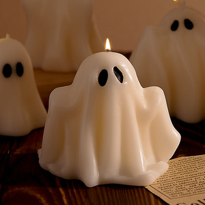 Best Sell Halloween Ghost Scented <b>Candle</b> Creative Ornaments Funny Ghost Shape Fragrance <b>Gift</b> <b>Candle</b> <b>Gift</b> Box - Product Image 2